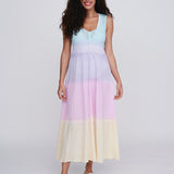 Biarritz Maxi Dress - Pastels - Simply Beach UK