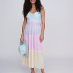 Biarritz Maxi Dress - Pastels - Simply Beach UK