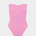 Hunza G Brooke Swimsuit - Bubblegum - Simply Beach UK
