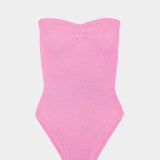 Hunza G Brooke Swimsuit - Bubblegum - Simply Beach UK