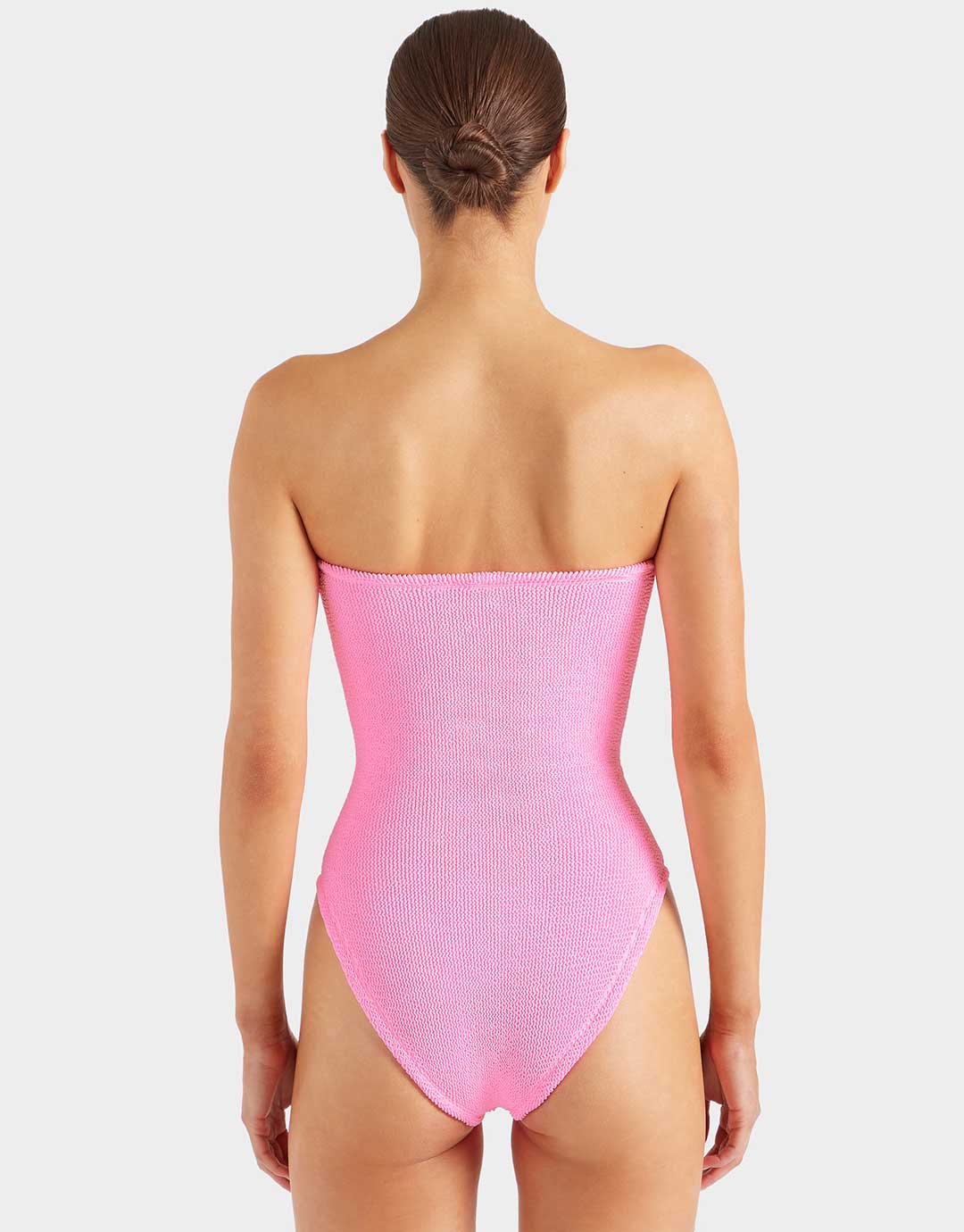 Hunza G Brooke Swimsuit - Bubblegum - Simply Beach UK