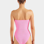 Hunza G Brooke Swimsuit - Bubblegum - Simply Beach UK