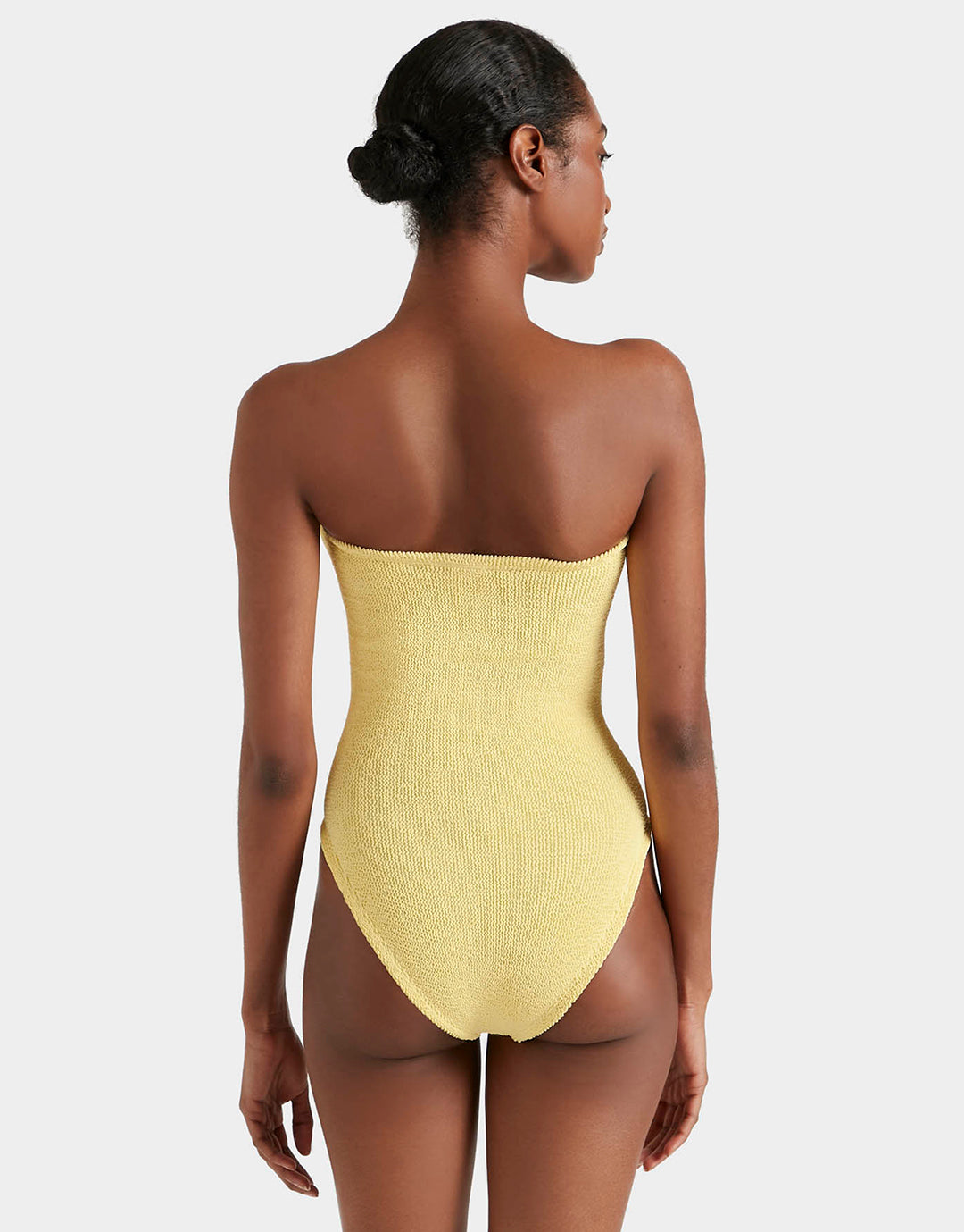 Hunza G Brooke Swimsuit - Butter - Simply Beach UK