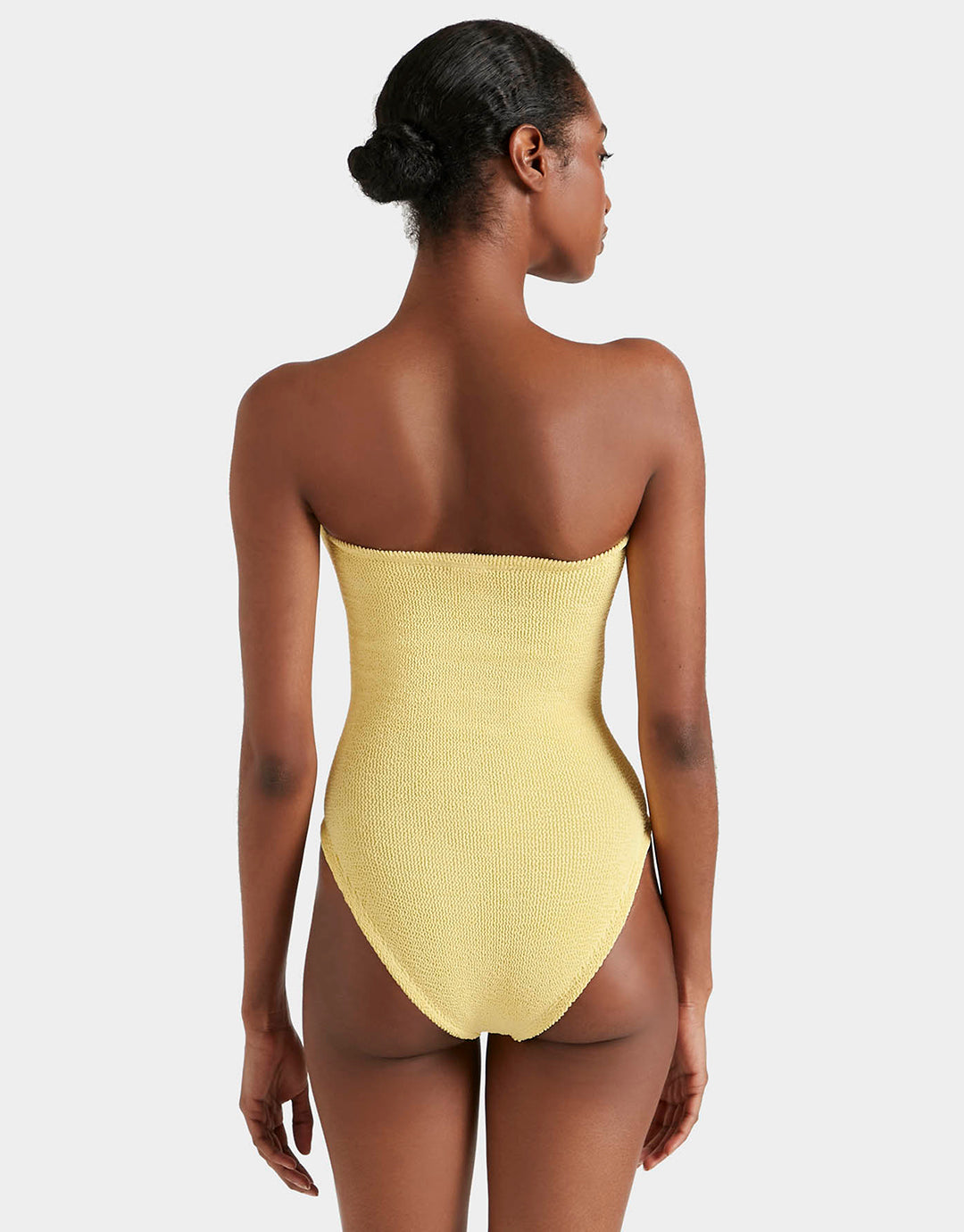 Hunza G Brooke Swimsuit - Butter - Simply Beach UK