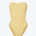 Hunza G Brooke Swimsuit - Butter - Simply Beach UK