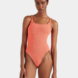 Camille Swimsuit - Metallic Coral