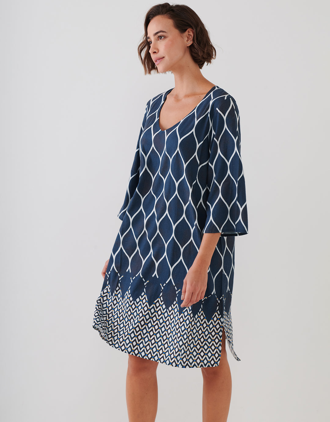 Seaside Dining Tunic - Wave Cream - Simply Beach UK