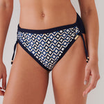 Seaside Dining Underwired Bikini Set - Navy Cream - Simply Beach UK