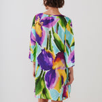 Summer Aquarelle Tunic - Aqua Iris - Simply Beach UK