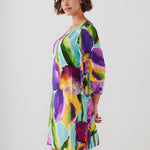 Summer Aquarelle Tunic - Aqua Iris - Simply Beach UK