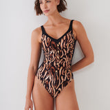 Wild Noblesse Moulded Swimsuit - Black Nougat - Simply Beach UK