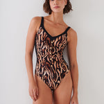 Wild Noblesse Moulded Swimsuit - Black Nougat - Simply Beach UK