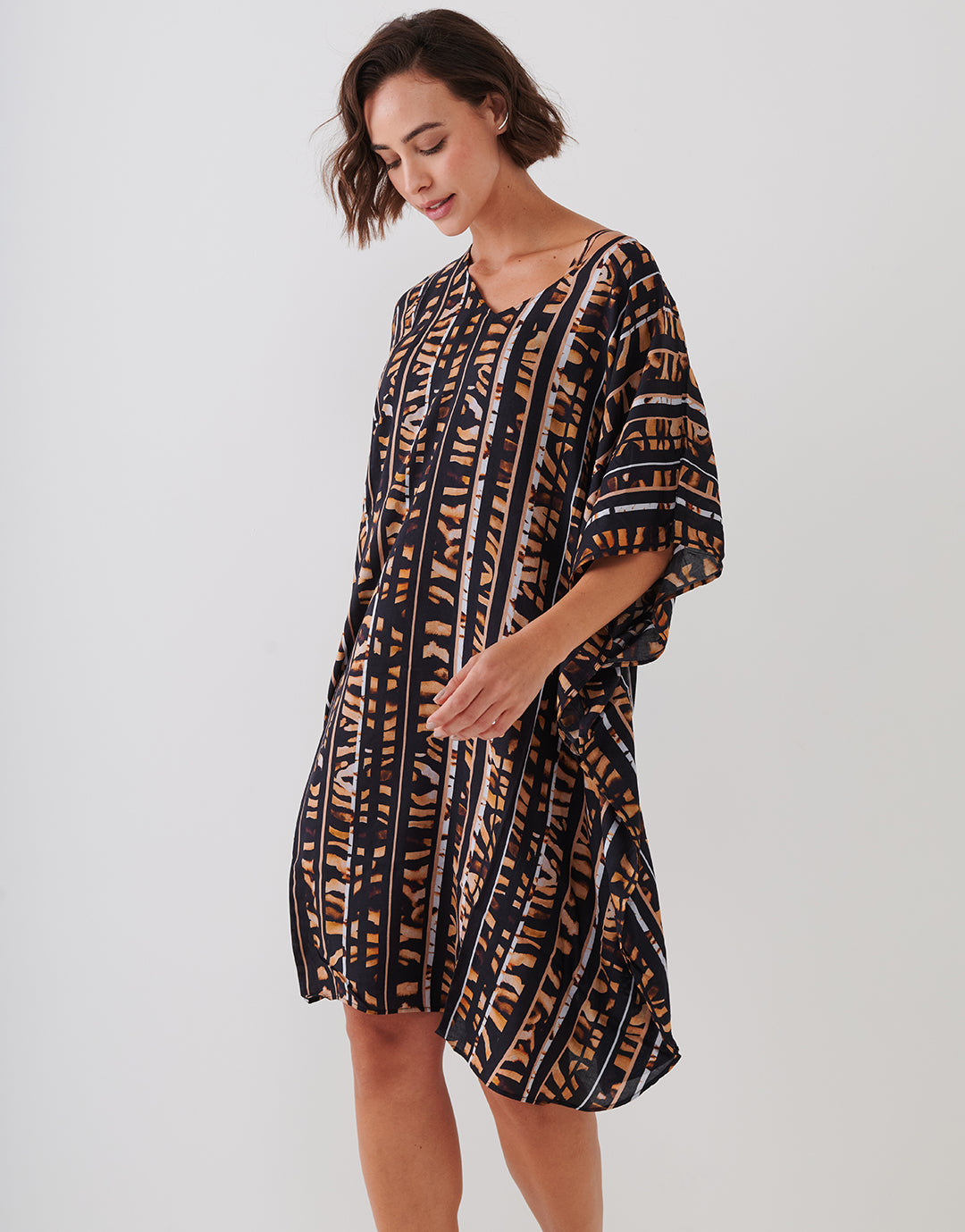 Wild Noblesse Tunic - Black Nougat - Simply Beach UK