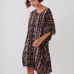 Wild Noblesse Tunic - Black Nougat - Simply Beach UK