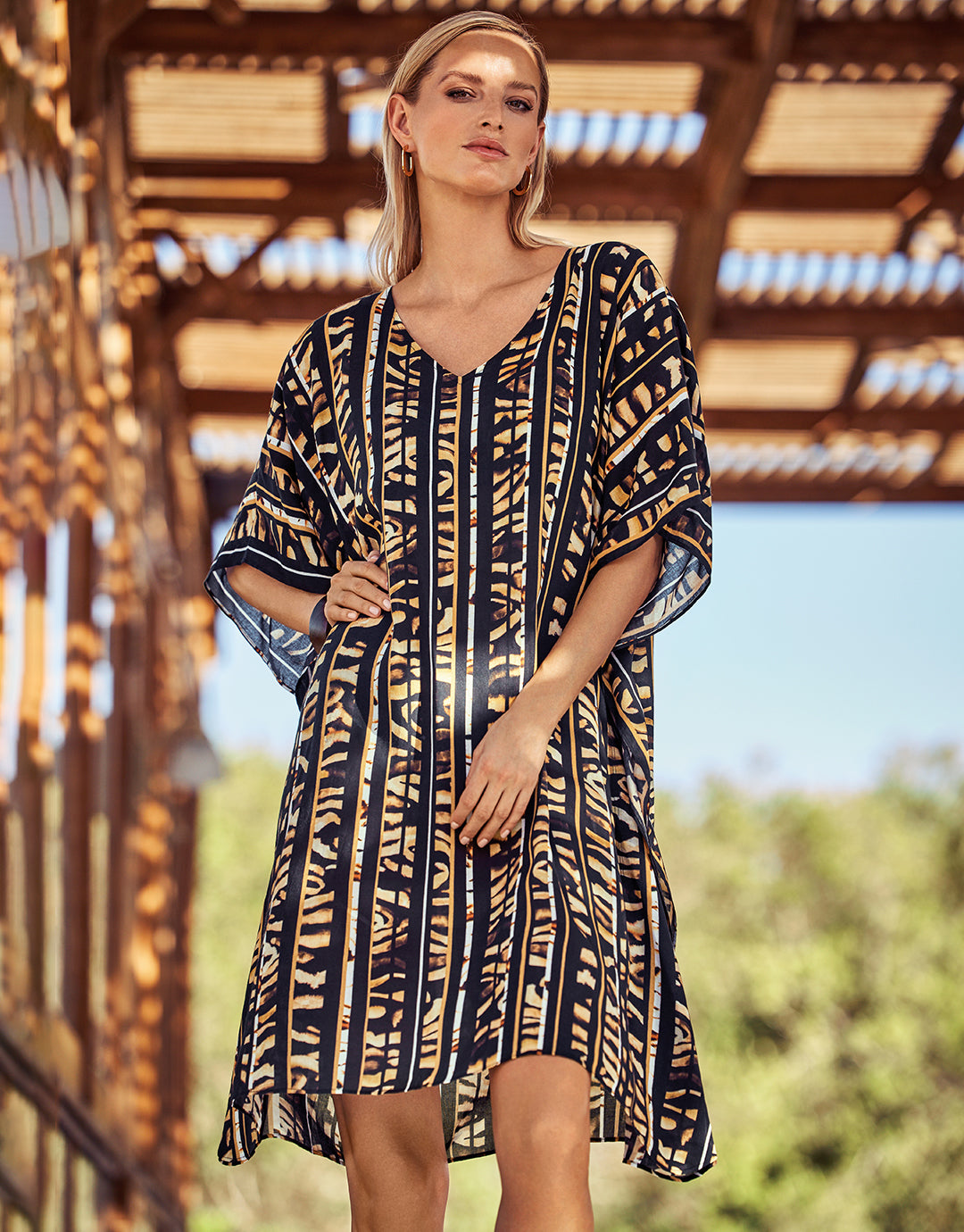 Wild Noblesse Tunic - Black Nougat - Simply Beach UK