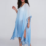 Cannes Kaftan - Blue - Simply Beach UK