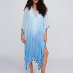 Cannes Kaftan - Blue - Simply Beach UK