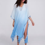 Cannes Kaftan - Blue - Simply Beach UK