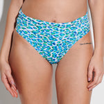 Nassau Fold Bikini Pant - Blue - Simply Beach UK
