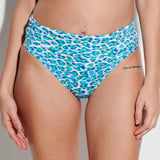 Nassau Fold Bikini Pant - Blue - Simply Beach UK