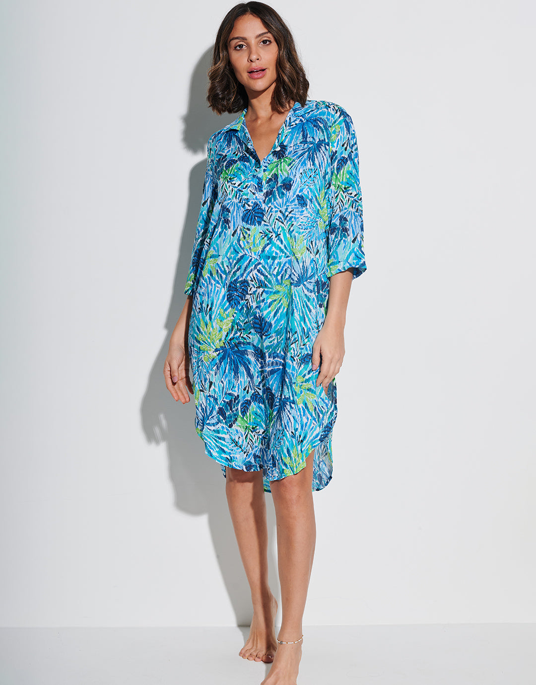 Haiti Beach Tunic - Turquoise - Simply Beach UK