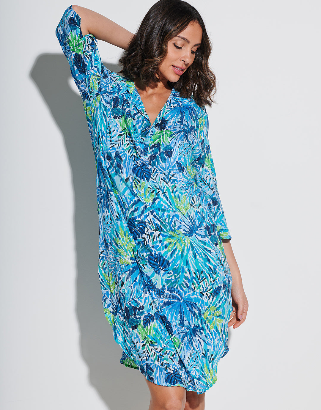 Haiti Beach Tunic - Turquoise - Simply Beach UK