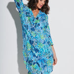Haiti Beach Tunic - Turquoise - Simply Beach UK