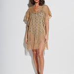 Guayana Metallic Tunic - Gold - Simply Beach UK
