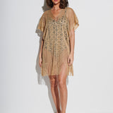 Guayana Metallic Tunic - Gold - Simply Beach UK