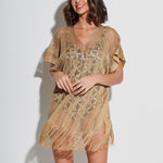 Guayana Metallic Tunic - Gold - Simply Beach UK
