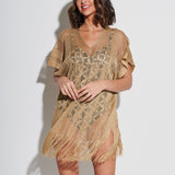 Guayana Metallic Tunic - Gold - Simply Beach UK