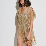 Guayana Metallic Tunic - Gold - Simply Beach UK