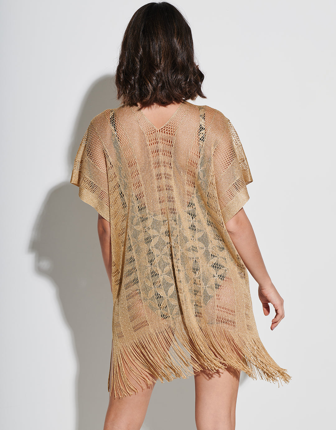 Guayana Metallic Tunic - Gold - Simply Beach UK