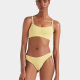 Hunza G Cassie Beaded Bikini Set - Butter - Simply Beach UK