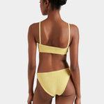 Hunza G Cassie Beaded Bikini Set - Butter - Simply Beach UK