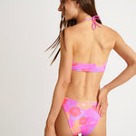 Tropicalia Coolio Bandeau Bikini Top - Lilac - Simply Beach UK