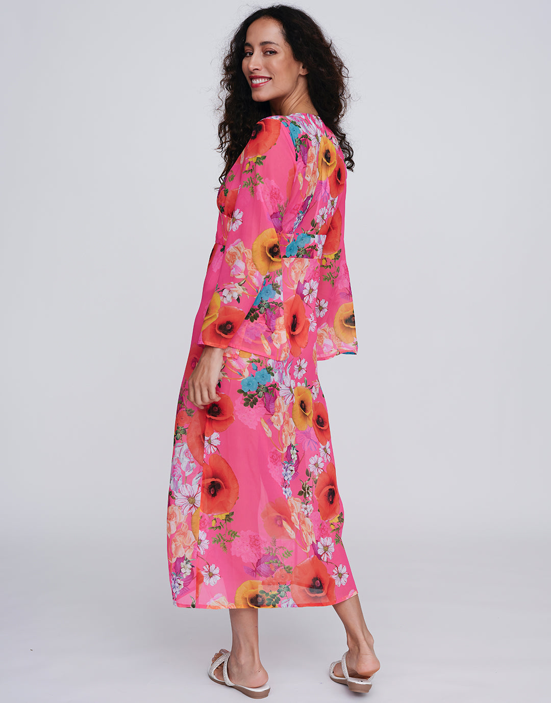 Copacabana Maxi Kaftan - Pink - Simply Beach UK