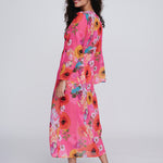 Copacabana Maxi Kaftan - Pink - Simply Beach UK