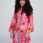 Copacabana Maxi Kaftan - Pink - Simply Beach UK