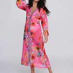 Copacabana Maxi Kaftan - Pink - Simply Beach UK