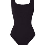 Hunza G Coverage Square Neck Swimsuit - Black - Simply Beach UK