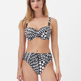 Dots Maxi Bikini Pant - Black and White - Simply Beach UK