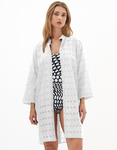 Nuria Ferrer Pacific Beach Shirt - White - Simply Beach UK
