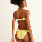Sun Lace Aleria Bikini Pant - Yellow - Simply Beach UK