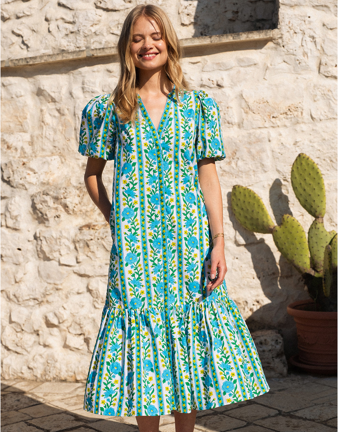 Daisy Dress - Hibiscus Border - Simply Beach UK