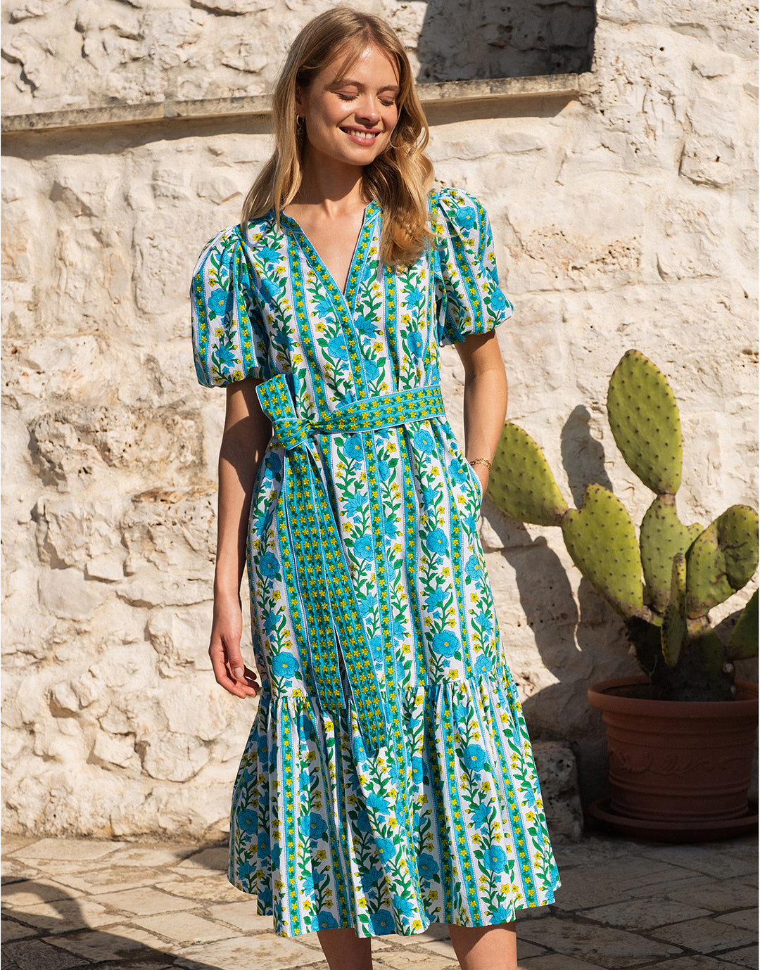 Daisy Dress - Hibiscus Border - Simply Beach UK