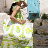 Lara Dress - Lime Botanics - Simply Beach UK
