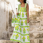 Lara Dress - Lime Botanics - Simply Beach UK
