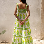 Lara Dress - Lime Botanics - Simply Beach UK