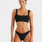 Hunza G Dallas Bikini Set - Black - Simply Beach UK